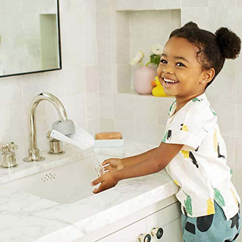 [Australia] - CHILDHOOD (2 Pack) Faucet Extender for Kitchen and Bathtub Sink, Universal Sink Handle Extenders, Fun Hand-Washing for Babies, Toddlers and Kids (Grey) 