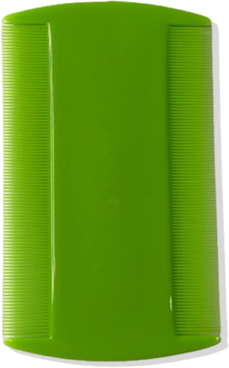 [Australia] - 4 Pieces Multi Color Nit Double Sided Combs Plastic Head Detection Fine Tooth Head Nit Hair Combs For Pets Kids Adults English Color 