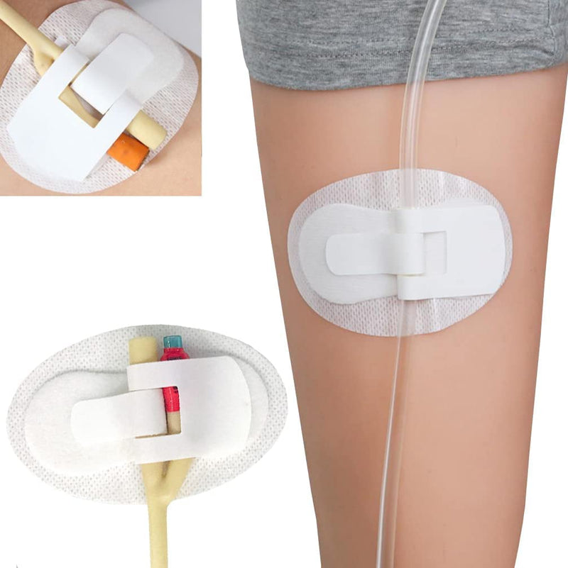 [Australia] - Catheter Stabilization Device Catheter Urinary Leg Bag Legband Holder Legband Holder Sticker (Pack of 10) Style B-10pcs 