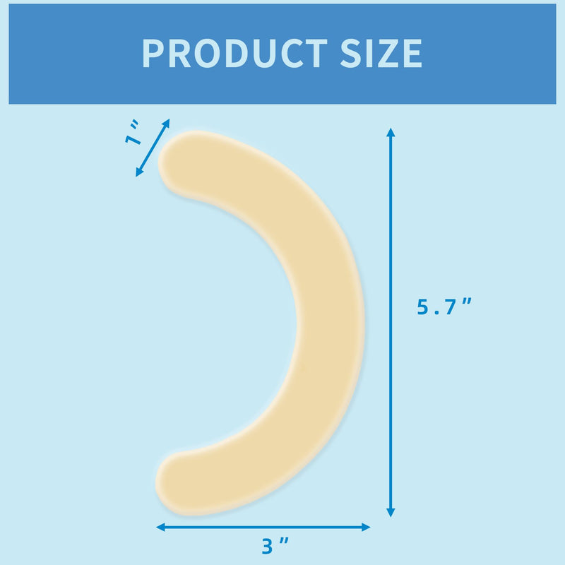 [Australia] - 20 Pcs Elastic Ostomy Barrier Strips,Medical Grade Hydrocolloid Waterproof Leak,Skin Adhesive Ostomy Barrier Tape for Colostomy Stoma Bags 20-Hydrocolloid Strips 
