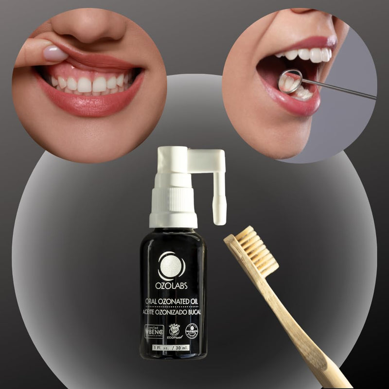 [Australia] - OZOLABS Oral Ozonated Formula | 100% Organic Ozonized Oil for Teeth & Gums | Dental Ozone Therapy Mouth Solution | 30 ml 