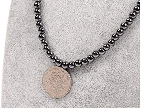[Australia] - Dr Kao Magnetic Therapy Hematite Necklace, Support The Immune System, Magnetic Anklets, Relieve Stress and Frustration, Health Gifts for Family 