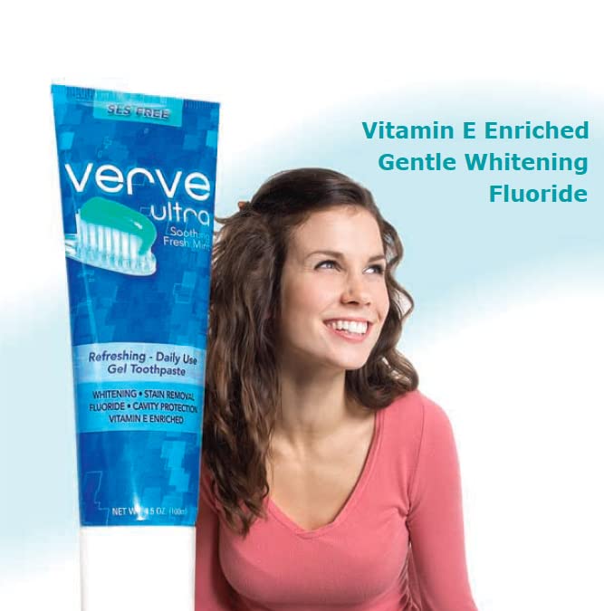 [Australia] - Verve Ultra SLS-Free Toothpaste with Fluoride, 4.5 oz. (Pack of 4) 