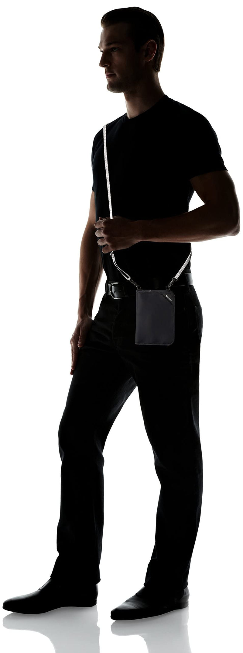 Pacsafe Rfidsafe V150 Anti-theft Blocking Compact Passport Wallet, Black