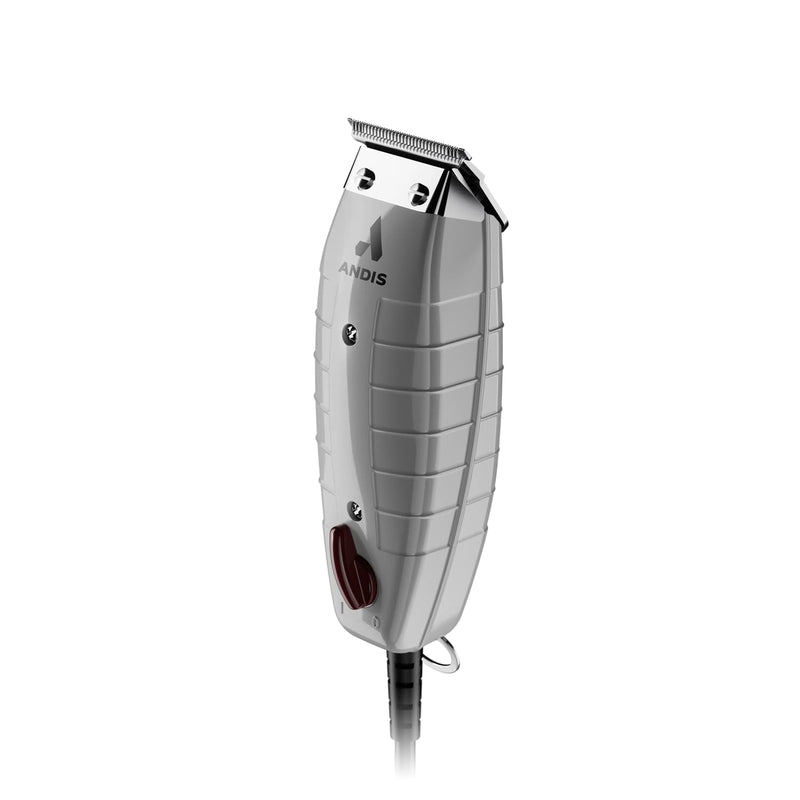 [Australia] - Andis 04780 Professional T-Outliner Beard & Hair Trimmer for Men with Carbon Steel T-Blade, Bump Free Technology – Corded Electric Beard Trimmer, GTO, Grey New T-Outliner 
