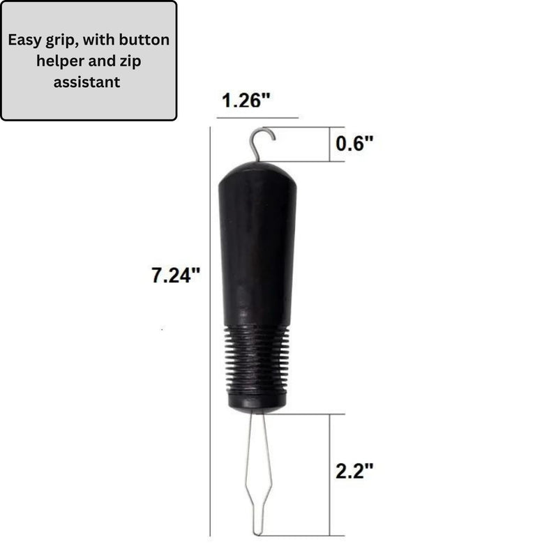 Generic Arthritis Gloves and Button Helper, Pain Relief, Fingerless, Breathable, Washable, For Men and Women, Grey (Extra Large)