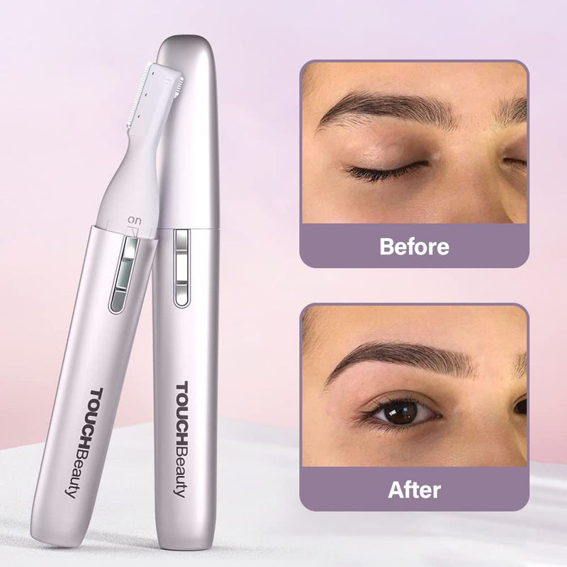 [Australia] - TOUCHBeauty correction trimmer for body and face waterproof nose hair trimmer precision trimmer for the removal of eyebrow hair, nose, ears, facial hair AG-1658Z (purple) purple 