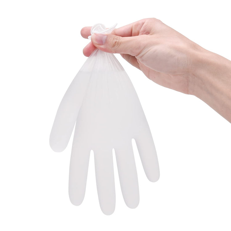 [Australia] - Schneider Clear Vinyl Exam Gloves, Latex-Free, Disposable Medical Gloves, Cleaning Gloves, Food Safe, Powder-Free, 4 mil Medium (Pack of 100) 