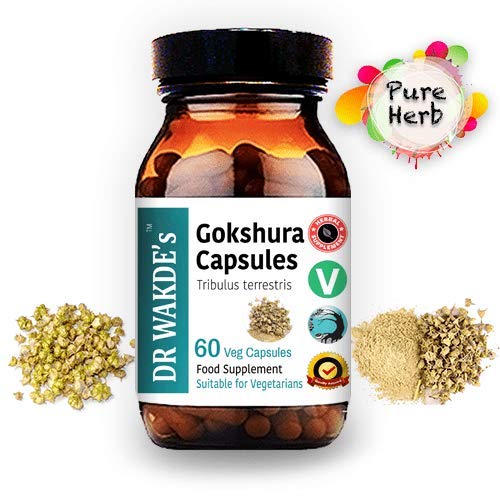[Australia] - DR WAKDE'S Gokshura Capsules (Tribulus terrestris) - 60 Veg Caps | 100% Pure, All-Natural Supplement | Vegan, Plant-Based, Supports Vitality and Urinary Health 