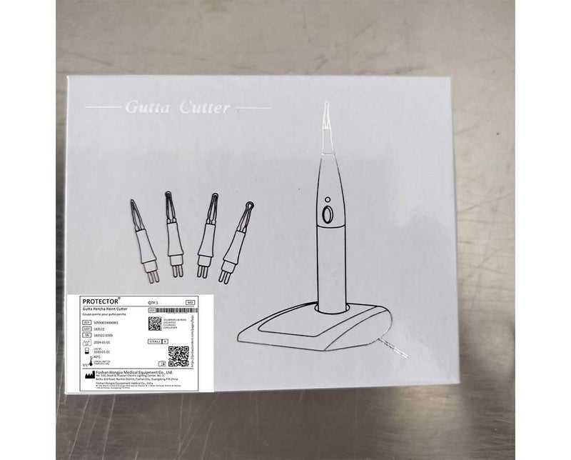 [Australia] - Gutta Percha Point Cutter with 4 Tips, Dental Tooth Gum Endo Obturation System with Heated Pen, Dentist Breaker Cutter Tools 