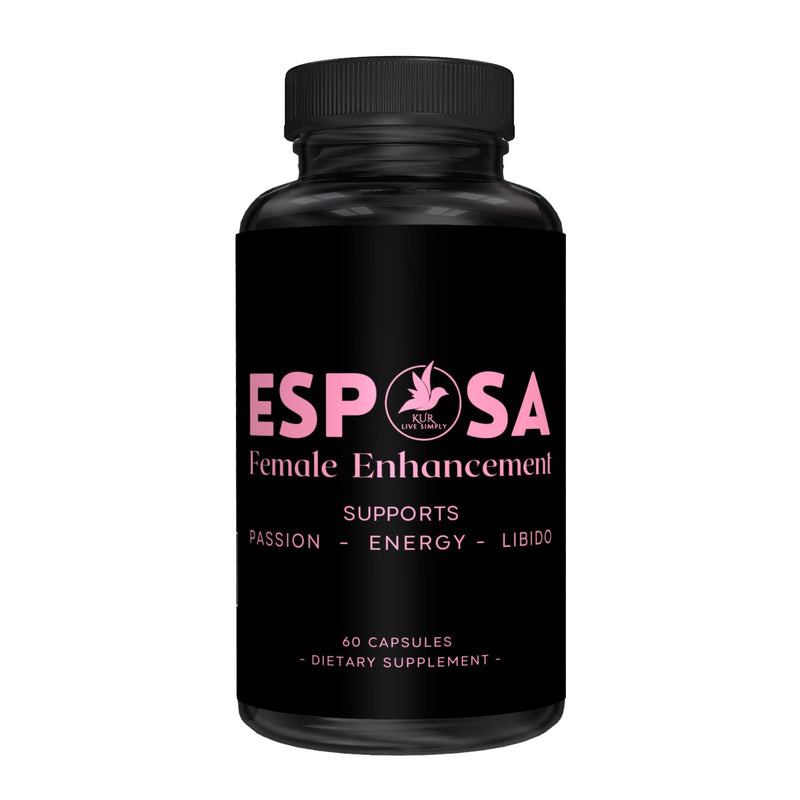 [Australia] - Esposa Female Libido Booster for Women ‚Äì Reignite Passion, Increase Energy & Sensitivity, Boost Mood & Desire ‚Äì Made in USA Natural Female Enhancement Pills with Horny Goat Weed ‚Äì 60 Capsules 