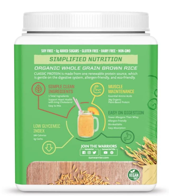 Plant-Based, Warrior Protein Warrior Classic Vanilla 375g