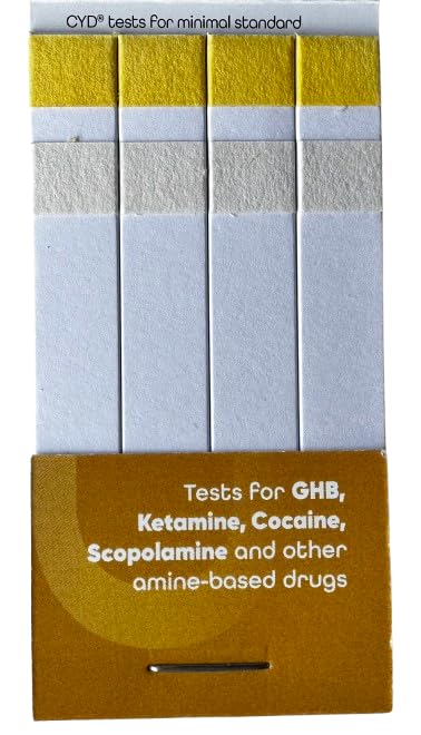 [Australia] - Check Your Drink Matchbook. Avoid Drink Spiking. Detect GHB or KETA Using The Personal Test Strips. - Each Match Book Contains 8 Tear-Away Test Strips 