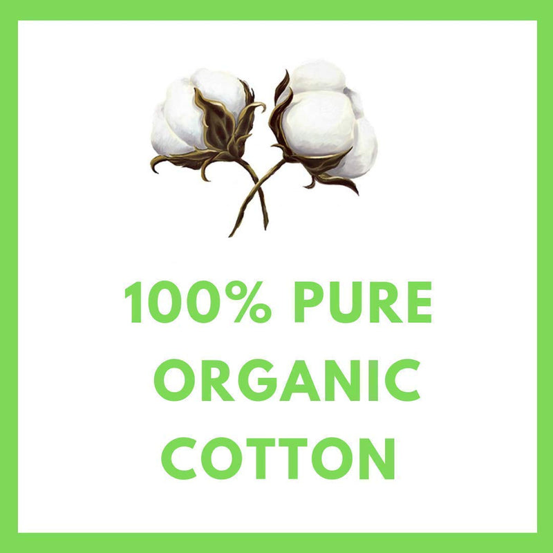[Australia] - Baby Organic Large Dry Pads 100% Cotton Squares for Baby Care Diapering (120 Count) 60 Count (Pack of 2) 