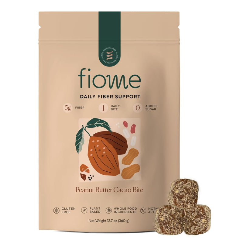 [Australia] - Fiber Supplement - 5g Daily Fiber Bite - Supports Regularity, Digestion and Gut Health - All Natural Ingredients, Peanut Butter Cacao Flavor, 30 Servings 