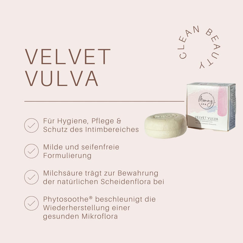 [Australia] - Velvet Vulva - Solid intimate care item, for hygiene, care and protection of the sensitive intimate area during and after pregnancy 