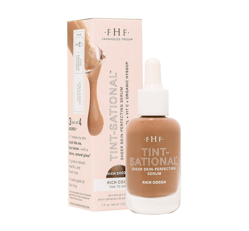 FarmHouse Fresh Tint-sational™ Sheer Skin-Perfecting Serum - Rich Cocoa, 1 oz