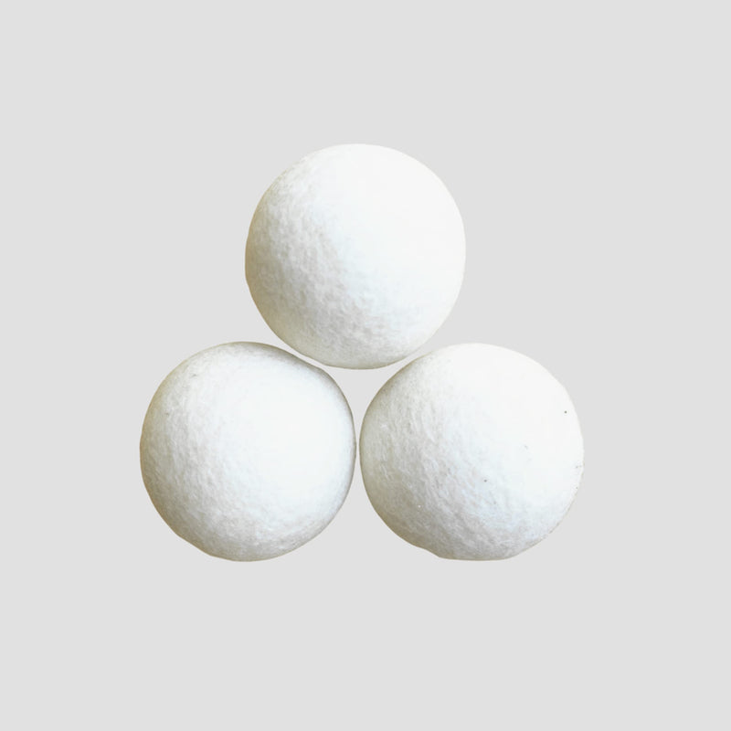 Clean People 100% New Zealand Wool Dryer Balls - 3 Pack - Organic Natural Wool for Laundry, Fabric Softening, Anti Static, Baby Safe, No Lint, Odorless and Reusable - Replaces Hundreds of Dryer Sheets