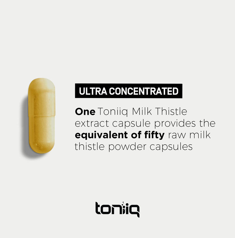[Australia] - Milk Thistle - Ultra High Potency 50:1 Extract with 80% Silymarin - Highly Concentrated - Third-Party Lab Tested - 90 Capsules 90 Count (Pack of 1) 