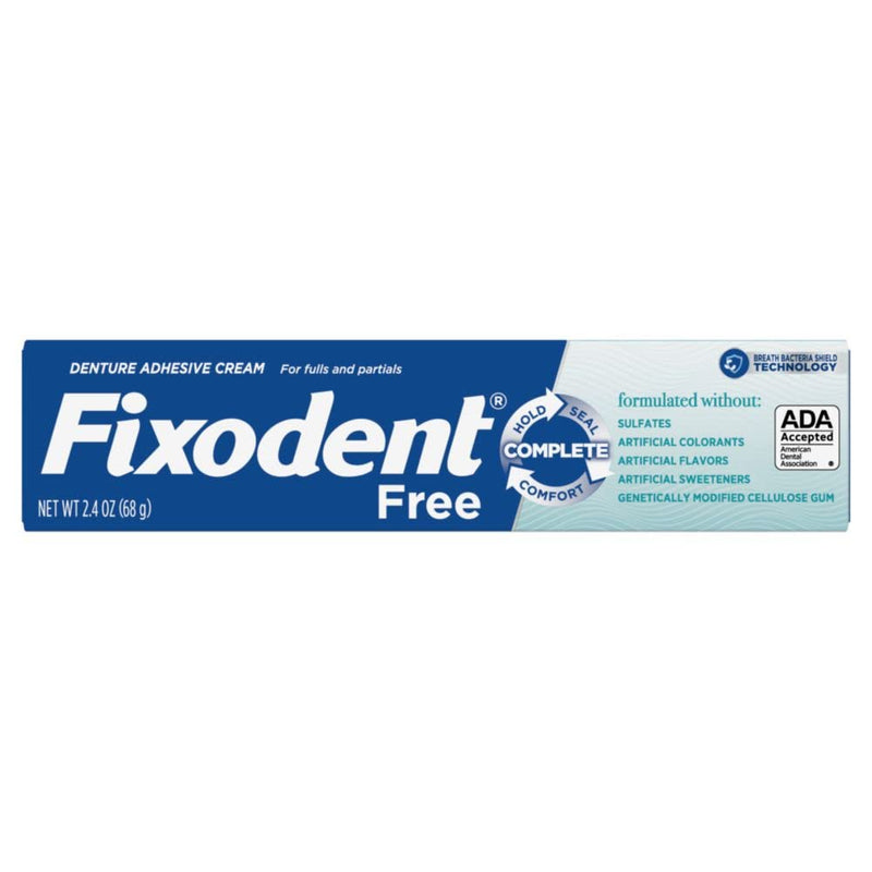 [Australia] - Fixodent Complete Free Denture Adhesive Cream 2.4 Oz 