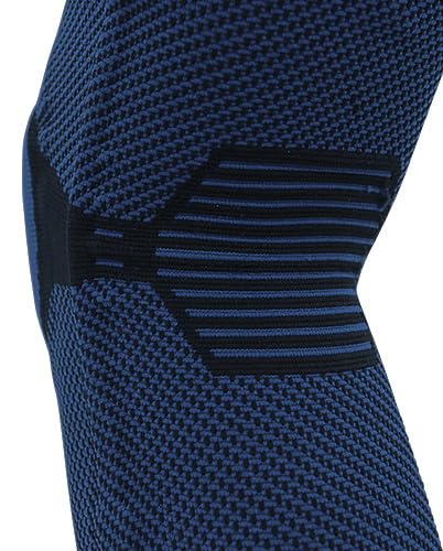 [Australia] - NEENCA Knee Support, Compressed Knee Brace with Patella Gel Pads & Spring Side Stabilizers, Medical Knee Pads for Running, Meniscus Tear, Arthritis, Joint Pain Relief, ACL, Recovery 2 Dark Blue XL 