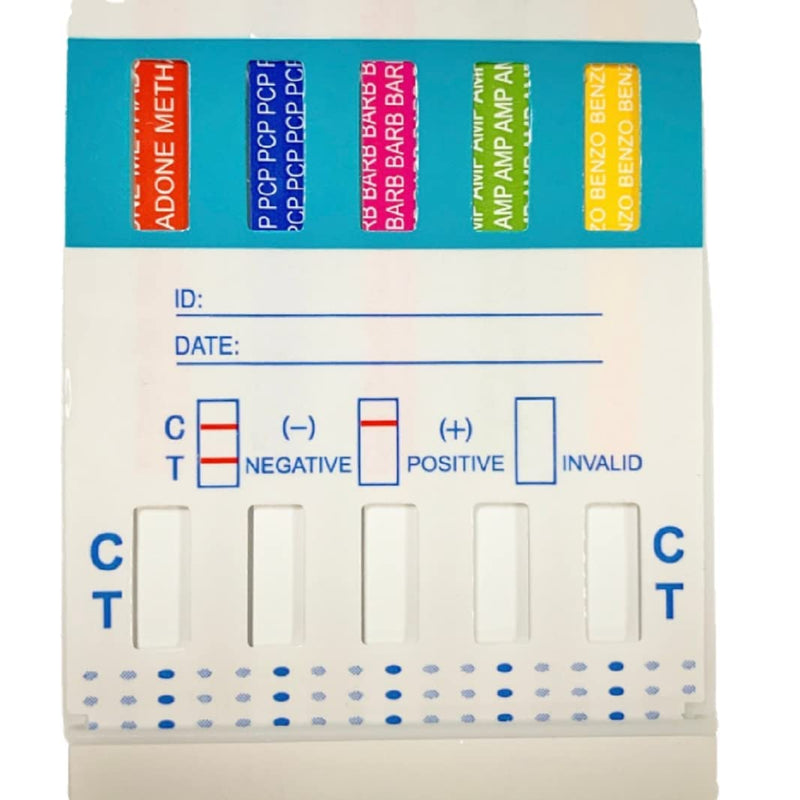 [Australia] - 10 Panel Dip Drug Testing Kit, Test for 10 Different Drugs. (1) 