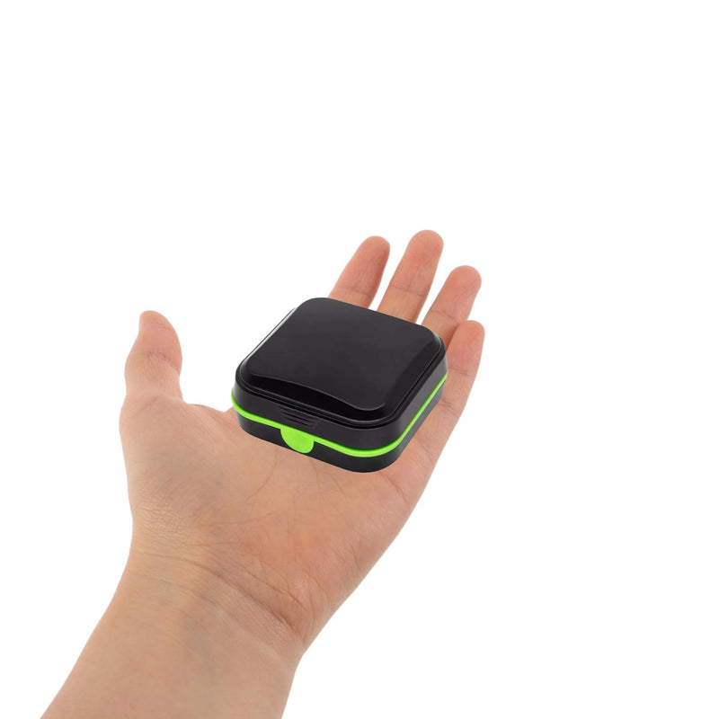 Portable Hearing Aid Holder Small Storage Box with Sealing Cover Shockproof Water-Resistant Protection Case for Outdoor Travel and Daily Use