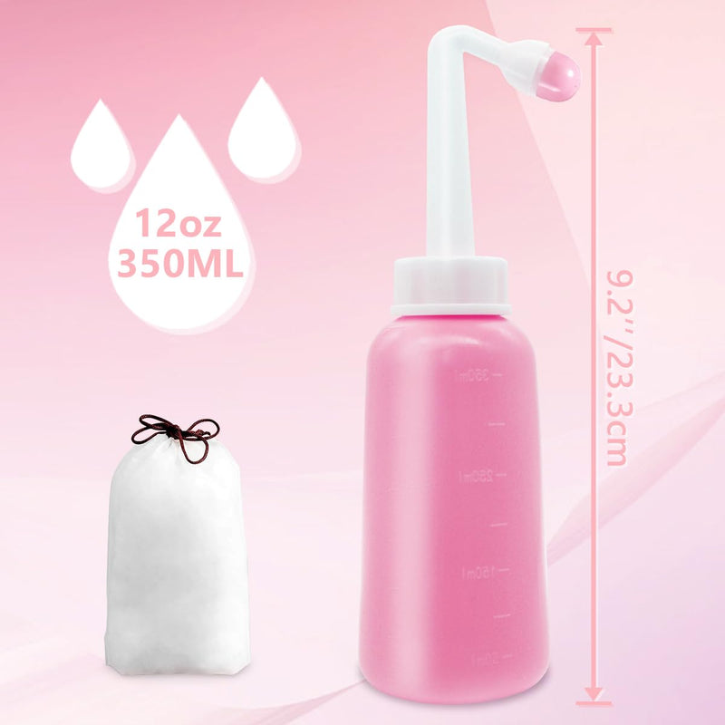 [Australia] - Premium Peri Bottle for Postpartum Care | Upside Down Peri Bottle, Portable Bidet for Perineal Recovery and Cleansing After Birth 12OZ/350ml 