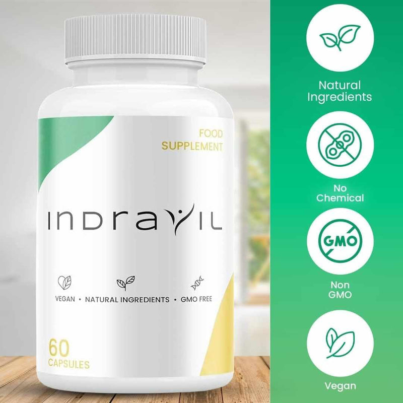 Indravil Capsules - Weight Management Capsules - Natural Ingredients - 60 Capsules - Fitness Hero Supplements
