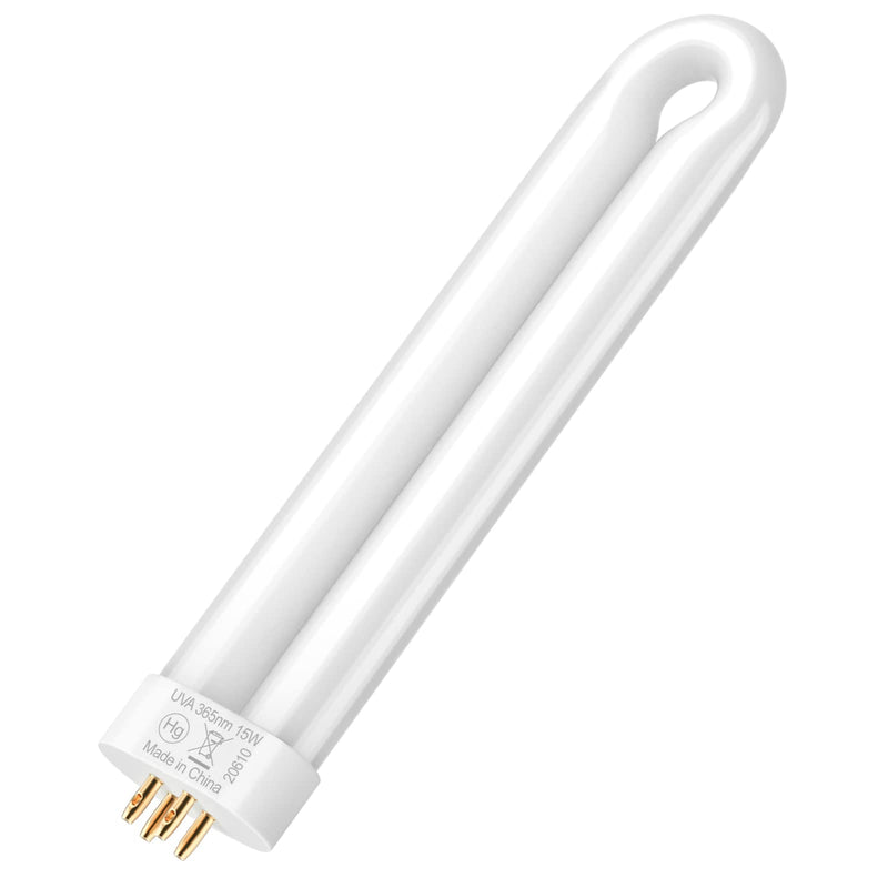 [Australia] - GOOTOP Replacement Bulb for Zap T6 Pro, K15, T9,X3,JY-02 Bug Zapper, 15W, 4-Pin Base, U-Tube Bulb Twin Tube Bulb 