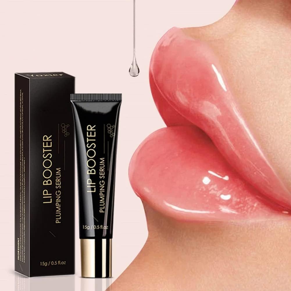 Collagen Lip Booster Plumping Serum Repair Lip Line Anti-Wrinkle Plump Enhancer Essence Hyaluronic Moisturizing Lip Treatment