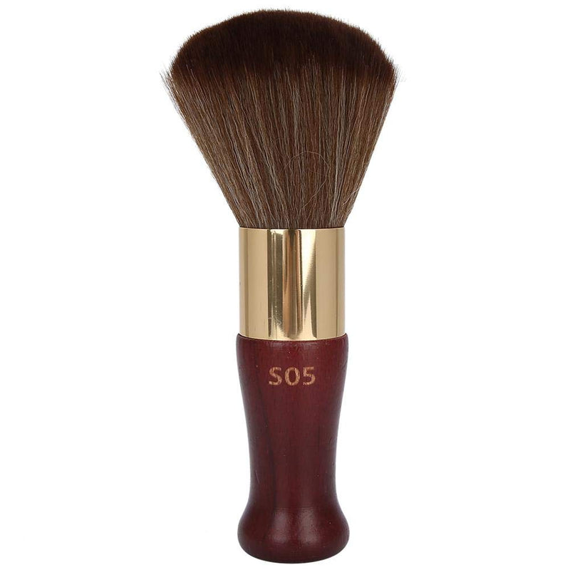 ZJchao Neck Duster, Neck Duster Brush Broken Hair Cut Sweep Cleaning Brush Neck Duster Barber Brush Barber Neck Duster with Wooden Handle Hair Cutting Brush for Barbers Hair Salon Use (1#)
