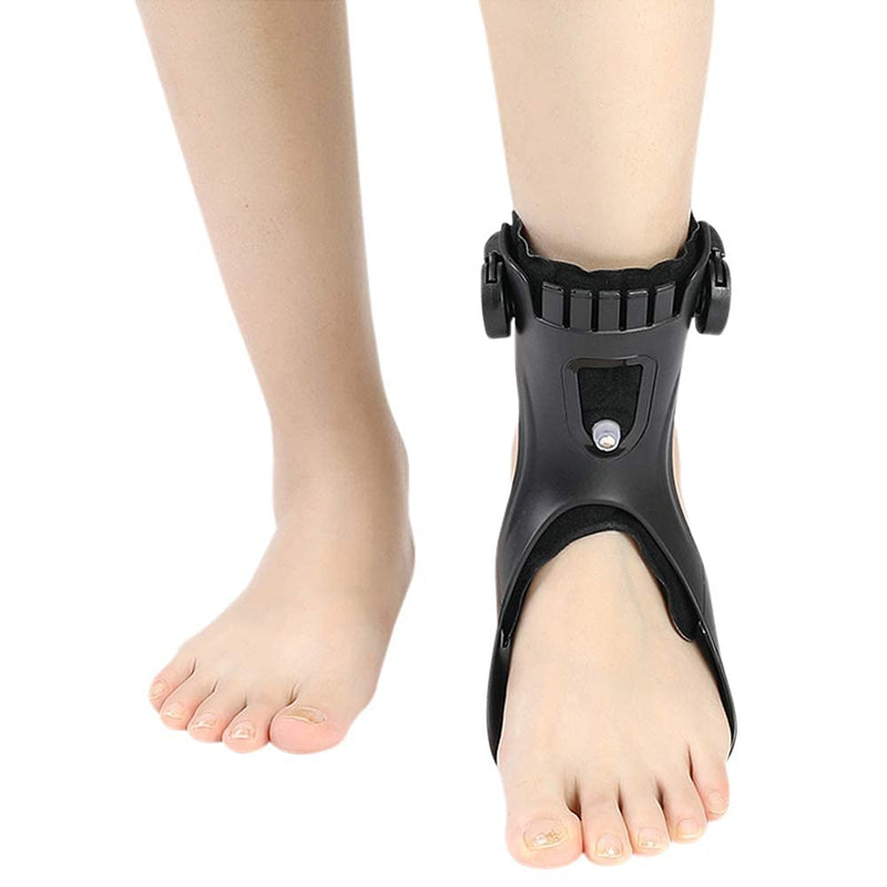 Drop Foot Brace Orthosis AFO AFOs Ankle Brace Support With Comfortable Inflatable Airbag for Hemiplegia Stroke Shoes Walking (Left foot, X-Large) Left foot