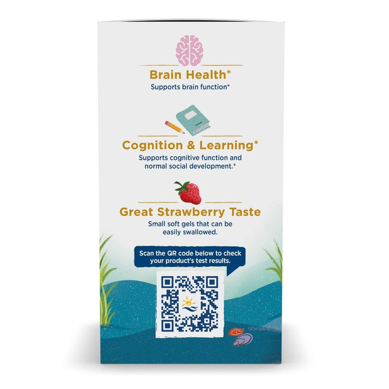 [Australia] - Nordic Naturals Ultimate Omega 2X Teen, Strawberry - 60 Mini Soft Gels - 1120 mg Total Omega-3s with EPA & DHA - Brain Health, Positive Mood, Social Development, Learning - Non-GMO - 30 Servings 