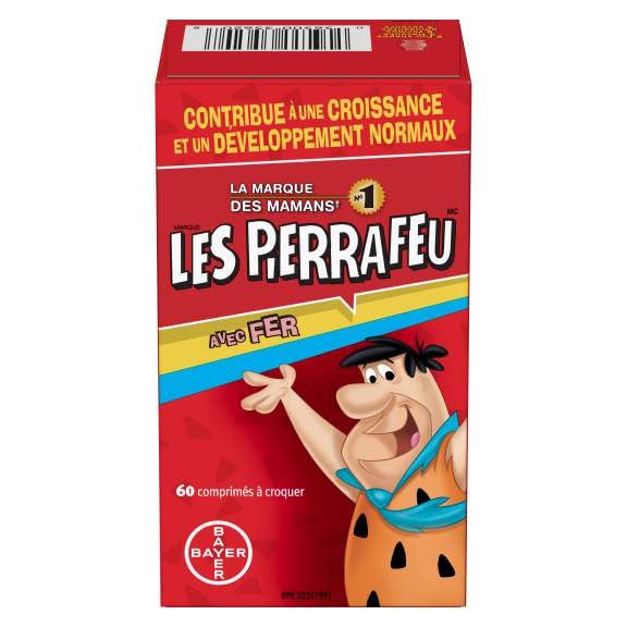 Flintstones Plus Iron Multivitamins, 60 Chewable Tablets