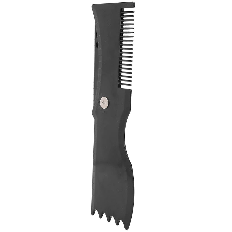 [Australia] - Adjustable Beard Shaping Tool with Comb and Styling Template, Compact Shaving Template, Beard Stencils Beard Grooming Beard Stencil, Men's Beard Shaping Stencil Twisted Beard Styling Tool 