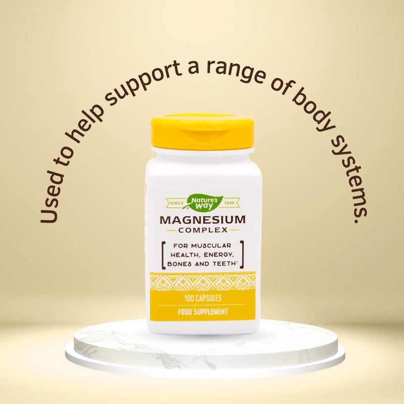 Nature's Way Magnesium Complex, 250mg, 100 Capsules