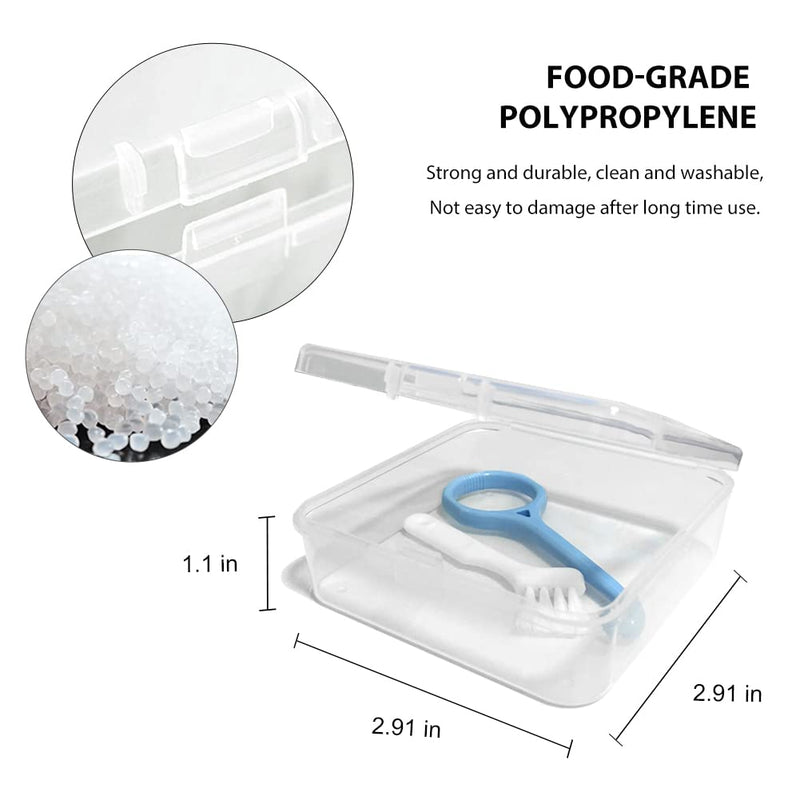 [Australia] - Retainer Case Travel Aligner Case Mouth Guard Box with Clip, Organizer Bag, Mirror and Removal Tool Set (Animal) Animal 
