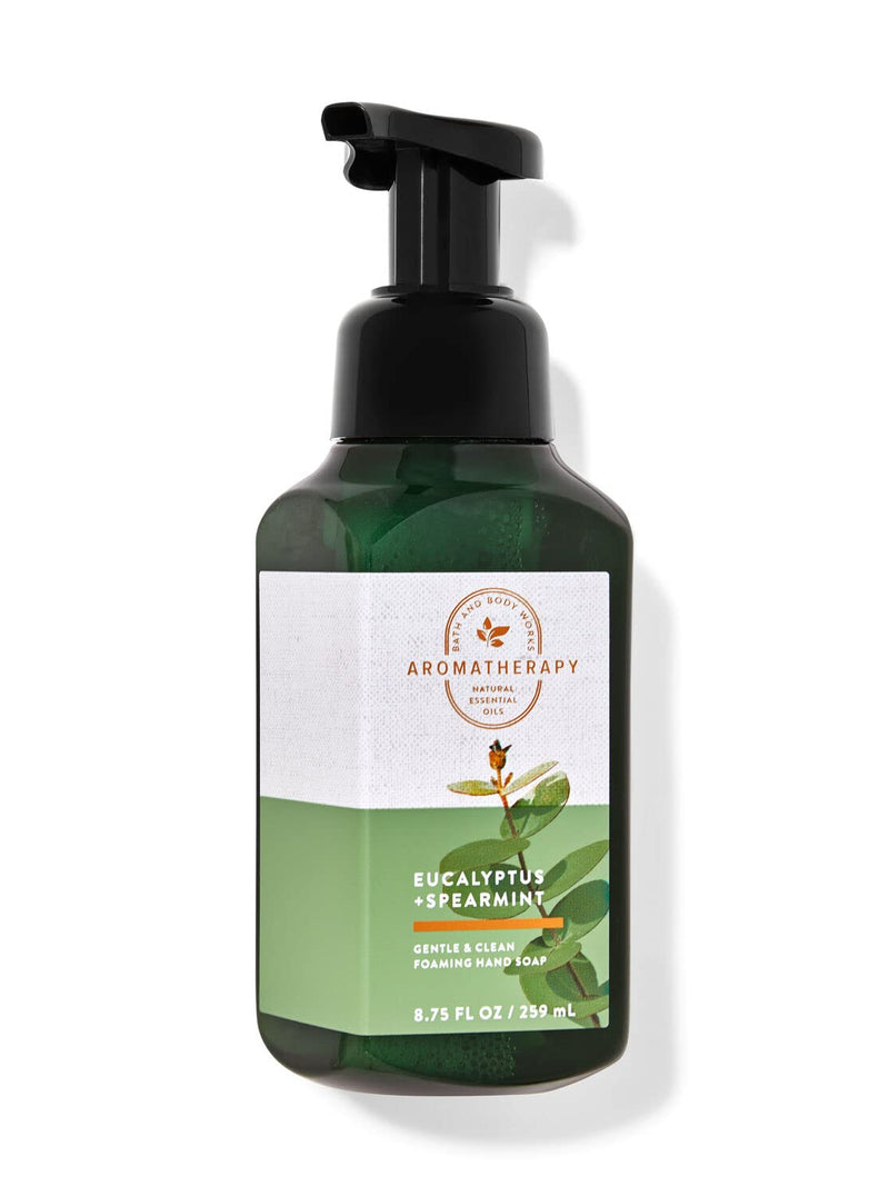 Bath & Body Works Gentle Foaming Hand Soap Eucalyptus Spearmint Stress Relief Eucalyptus,Spearmint 8.75 Fl Oz (Pack of 1)