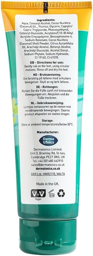 [Australia] - Dermatonics Sensory Foot Scrub 125ml & Foot Soak 350g | Exfoliates, Softens & Improves Skin 