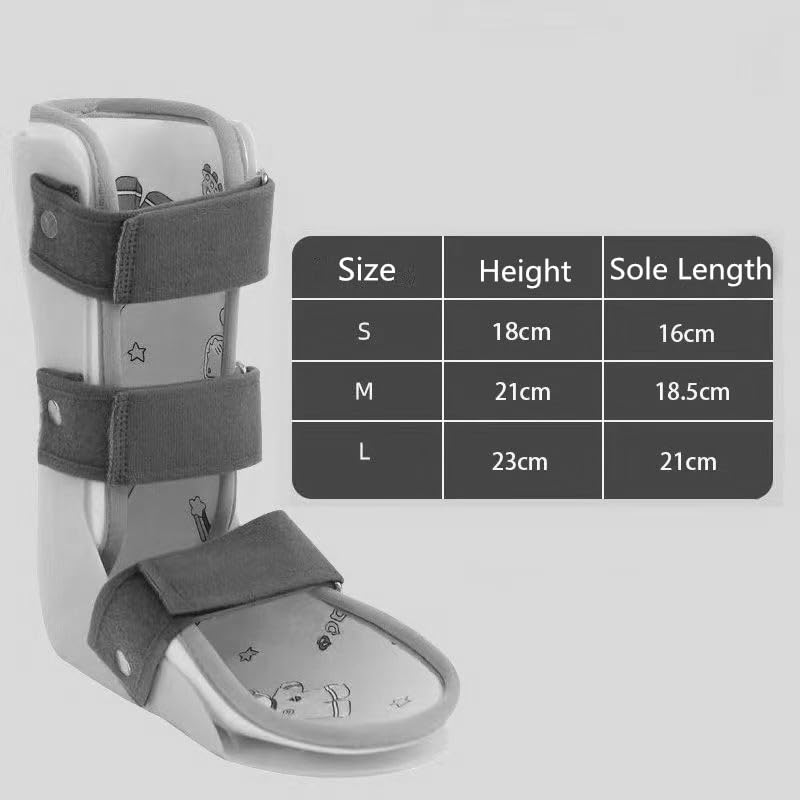 [Australia] - Pediatric AFO Kids Ankle Foot Brace Drop Foot Splint for Child Toddler Ankle Foot Orthosis Night Splint (Right Foot, Large) Right Foot 