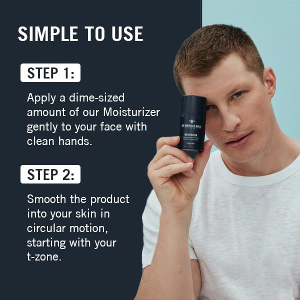 American Boxer Men's Daily Skincare Set, Vitamin C Cleanser & Moisturizer | Complete 2-step routine, Vitamin C cleanse + squalane hydration • Works on oily, dry & combo skin, Fast-absorbing Face Wash & Moisturizer Bundle
