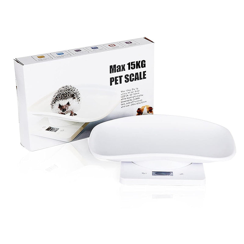 [Australia] - Digital Small Animals Scales for Weighing with Tape Measure, Puppy Whelping Scale Weigh Your Kitten, Rabbit with High Precision, Multifunction Electronic Baby Scales for Small Dogs Pet Scale&Tape 