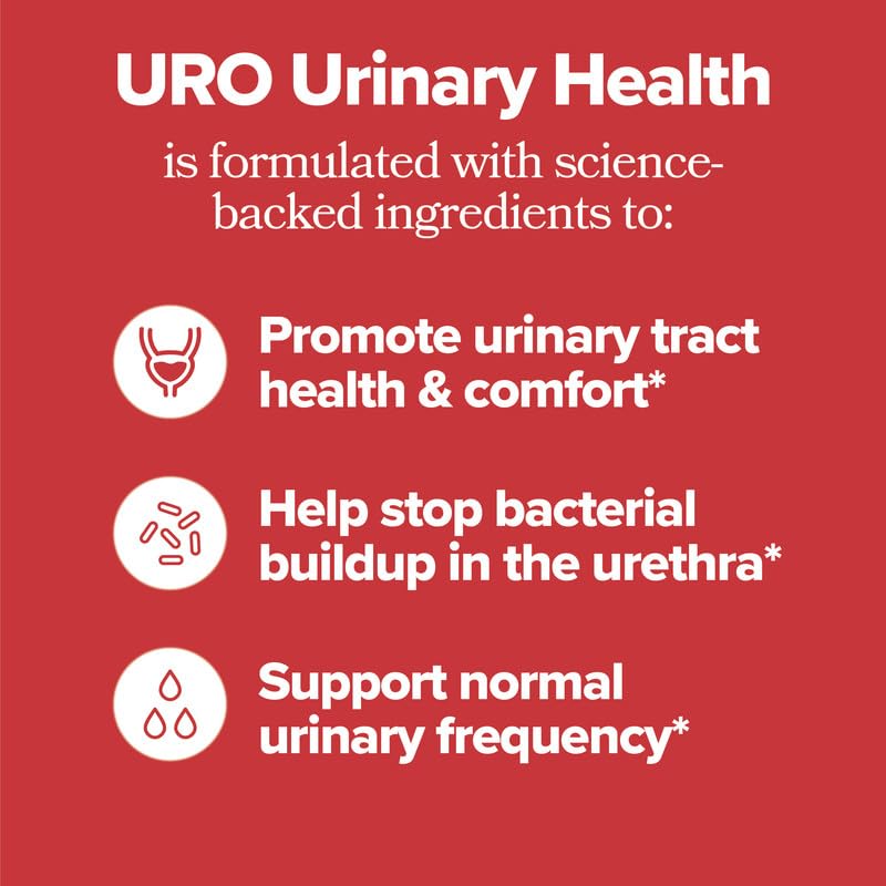 [Australia] - O Positiv URO Urinary Tract Health Supplement for Women, 60 Count (Pack of 1) - Urinary Support Vitamins with Pacran Complete Cranberry Extract, D-Mannose, & Vitamin C - Vegan & Gluten-Free 60 Count (Pack of 1) 