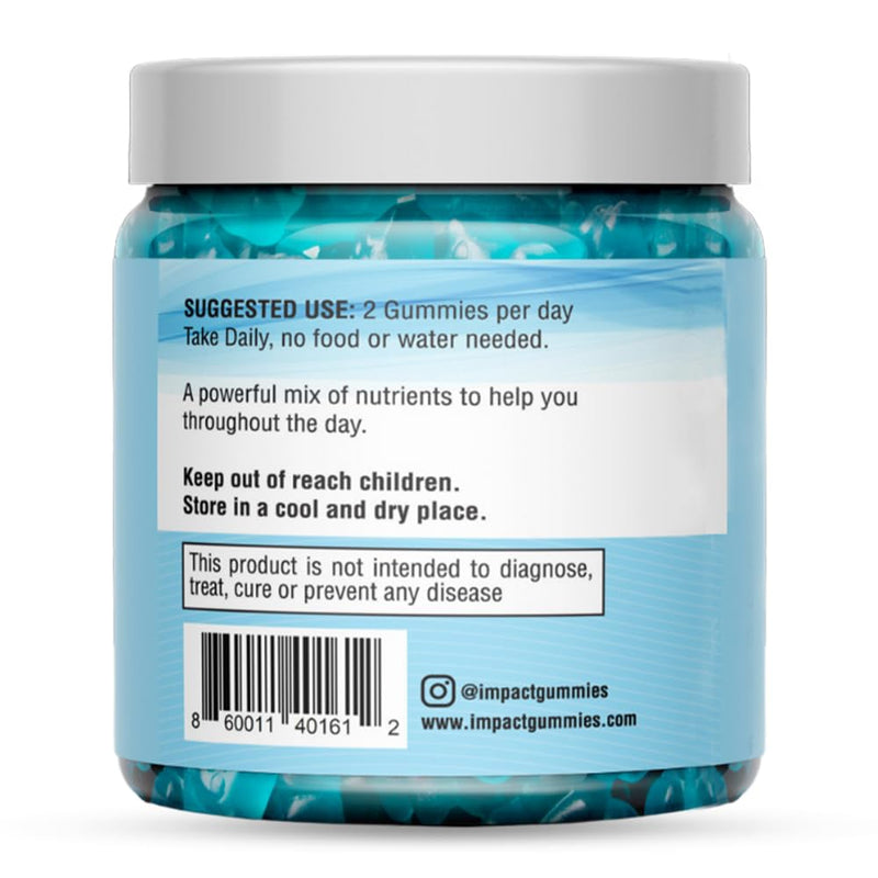 IMPACT Supergreens & Youth Athletic Gummies Bundle – Daily Multivitamin & Superfood Support for Kids & Adults – Fiber, Essential Nutrients, Omega-3, Zinc, & Immunity Boost – Vegan & Gelatin-Free (60)