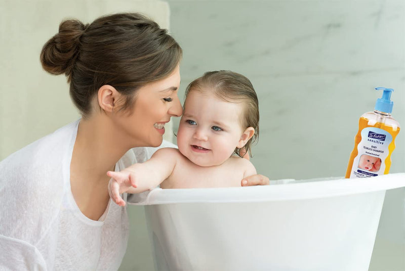[Australia] - Dr. Fischer Newborn & Baby Essentials Shampoo. Tear-Free, Hypoallergenic, Gentle Hair & Scalp Natural Chamomile and Vitamin B5.16.9Oz 