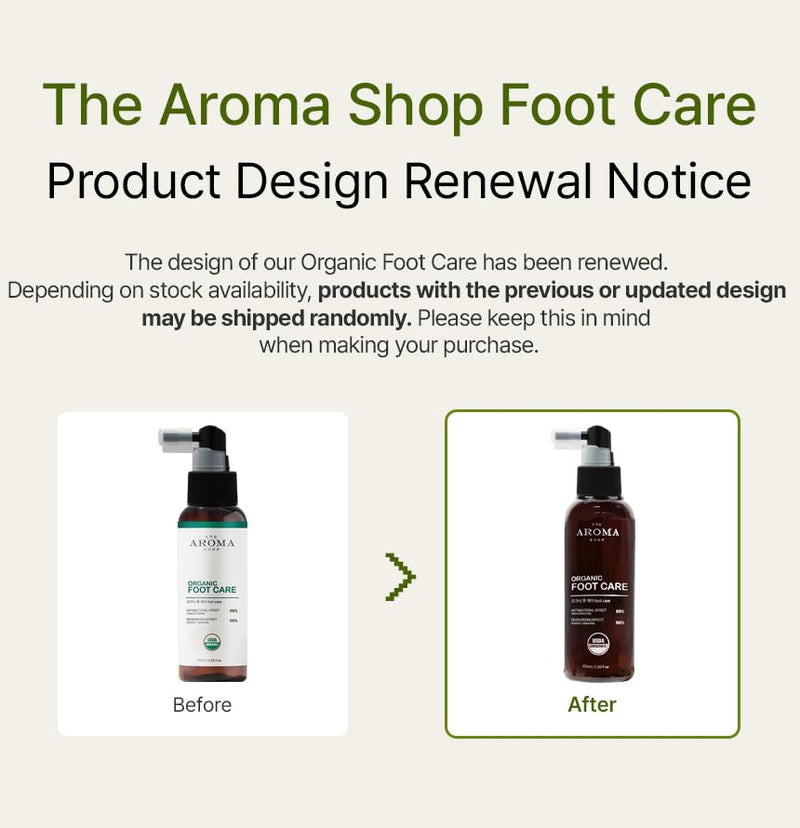 USDA Certified Organic Foot Care - Natural Deodorizer for Odor & Smelly Feet, Cooling Relief for Athletes & Tired Feet, Shoe Refreshing Mist - 3.38 fl oz