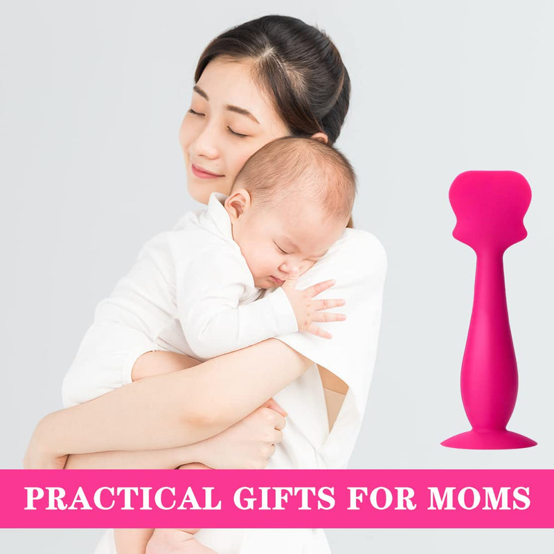 [Australia] - Diaper Cream Applicator Newborn Diaper Cream Brush Silicone Cream Applicator with Suction Cup Spatula for Baby Bottom for Babies Pack of 2 