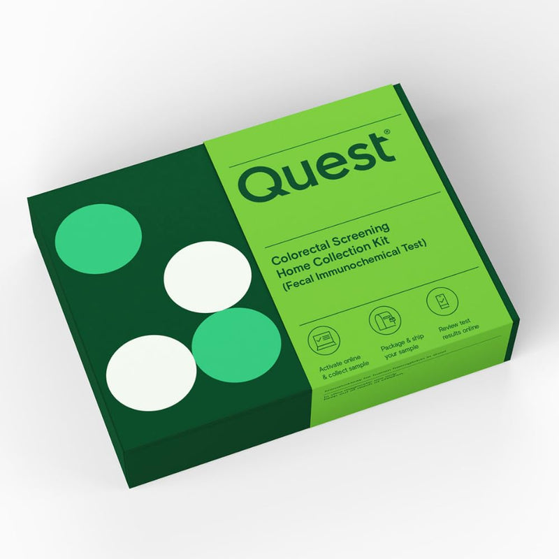 [Australia] - Colorectal Screening from Quest® - home collection kit - fecal immunochemical test (FIT) - recommended for adults 45+ 