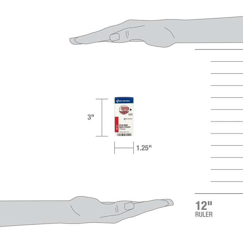 [Australia] - First Aid Only FAE-7011 SmartCompliance Refill Burn Cream Packets, 10 Count 1 Count (Pack of 10) 